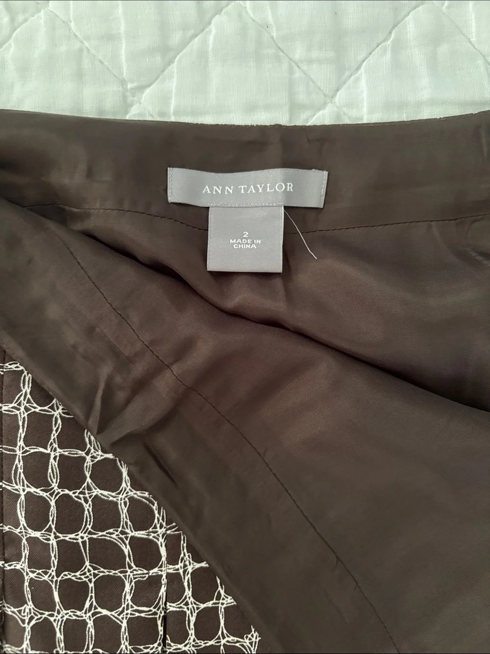 Ann Taylor Equestrian inspired Pleated A-Line Skirt Sz 2
